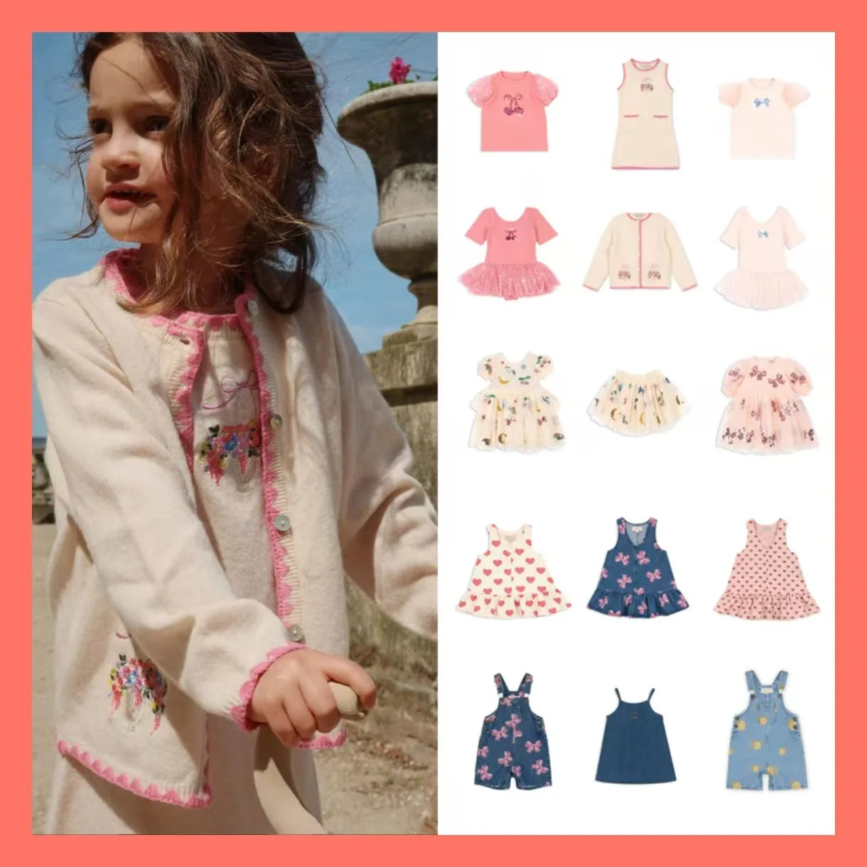 Girls Knit Sweater Dresses & Clothing Set