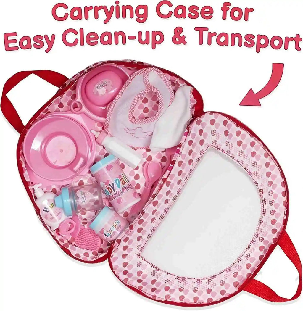 Baby Doll Accessories Playset – 18 Piece