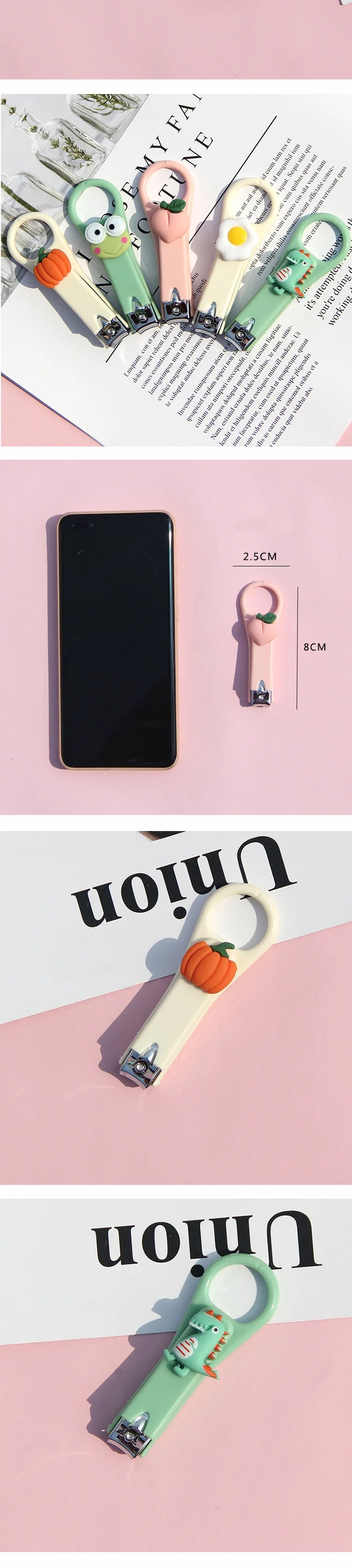 Cartoon Animal Fruit Nail Clippers Cutter for Kids Nail Scissor Clippers Nail Trimmer Beauty Nail Scissors