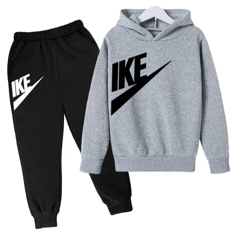 Kids Hoodie & Pants Sports Set (Ages 1–12)