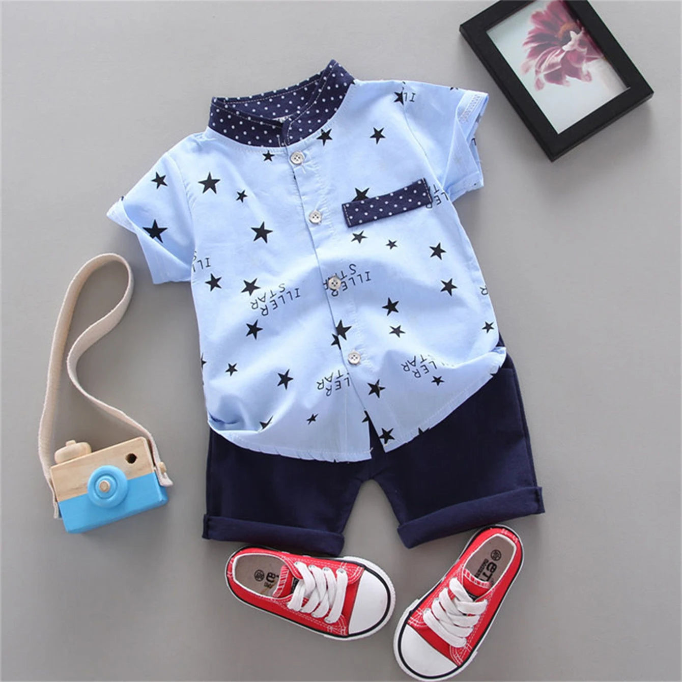 Boys Summer Shirt & Shorts Set