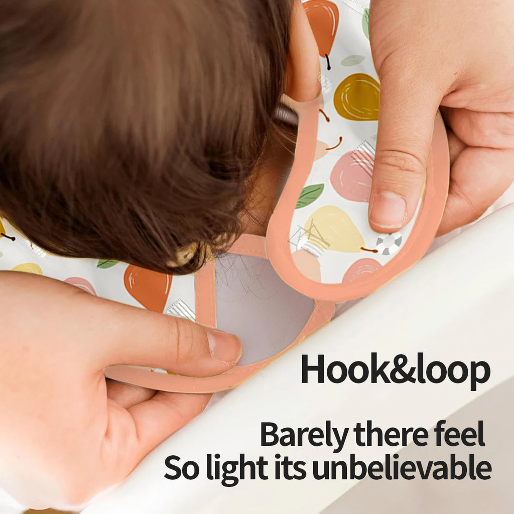 Baby Adjustable Bibs with Pocket – 3 Pack