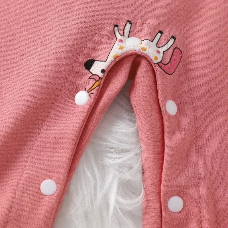 Baby Cotton Romper - Long Sleeve (0-18M)