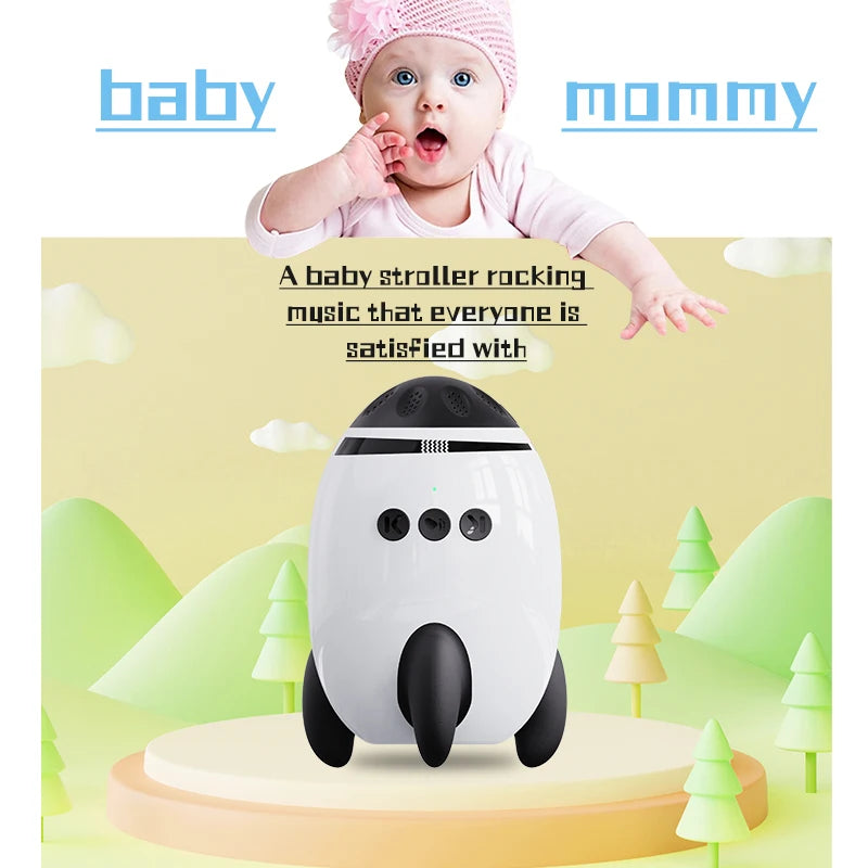 Baby Rocker & Portable Bouncer with Lullaby – Newborn Sleep Aid