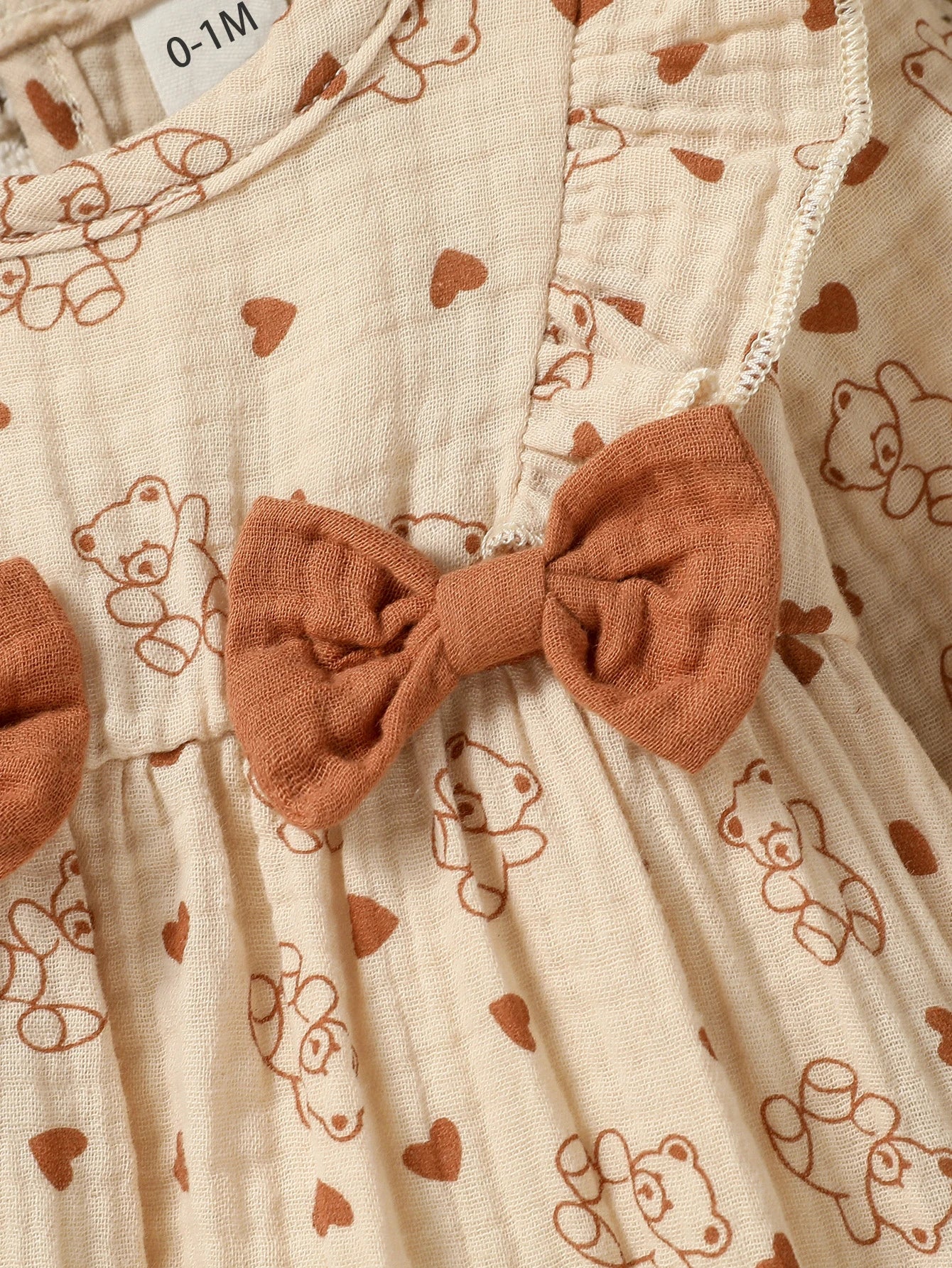 Baby Girl's Floral Jumpsuit with Headband (0–6M)