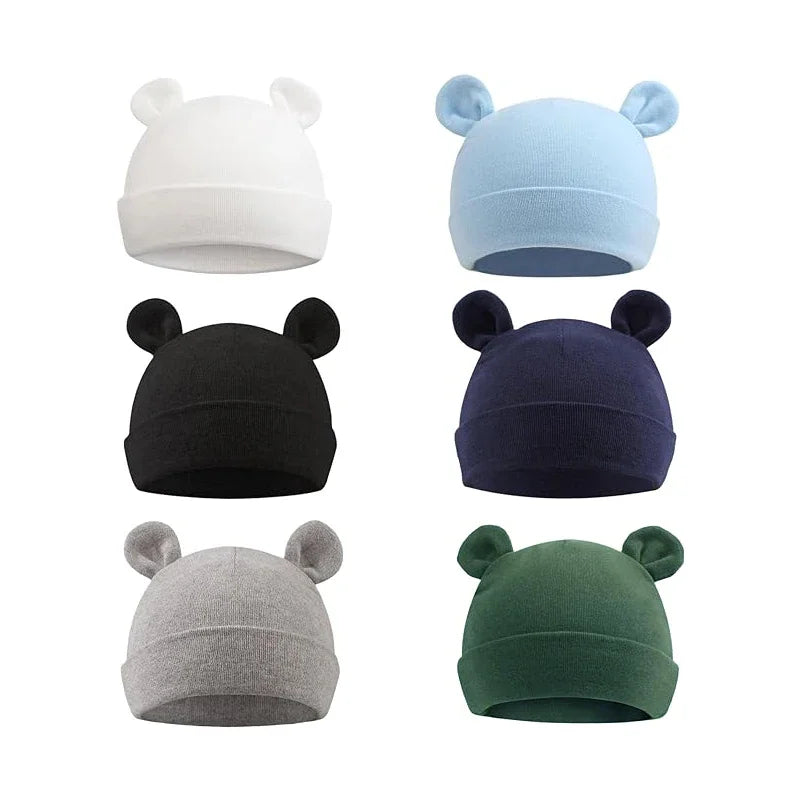 Baby Bear Hat | Soft Cotton | Newborn & Infant | Unisex
