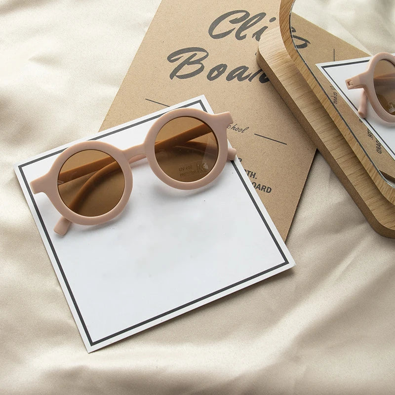 Kids Sunglasses – Retro Round UV Protection Sunglasses for Children