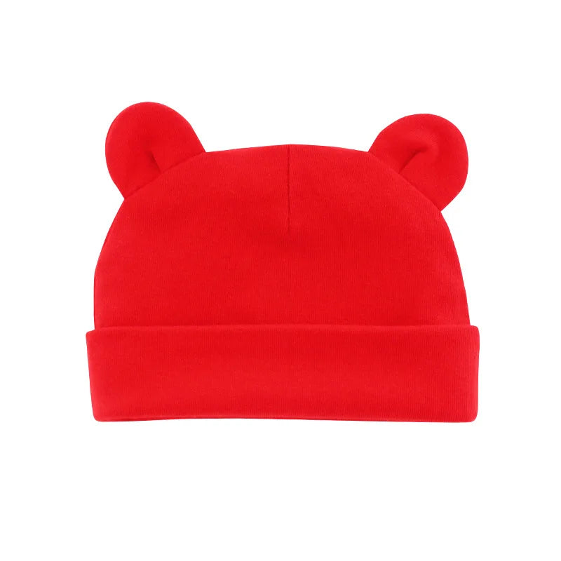 Baby Bear Hat | Soft Cotton | Newborn & Infant | Unisex