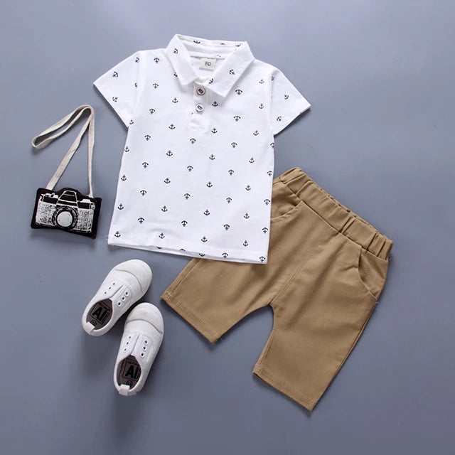 Boys Summer T-Shirt & Shorts Set (1-4 Years)