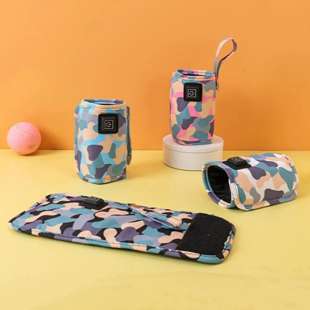 USB Baby Bottle Warmer & Insulated Travel Bag | Stroller-Ready | 250ml