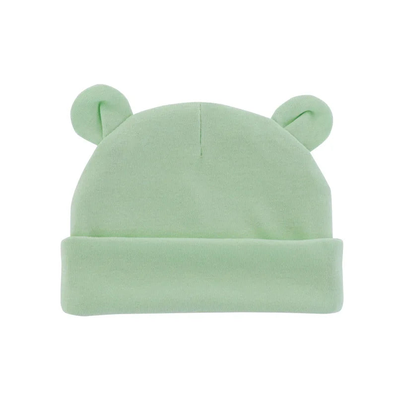 Baby Bear Hat | Soft Cotton | Newborn & Infant | Unisex