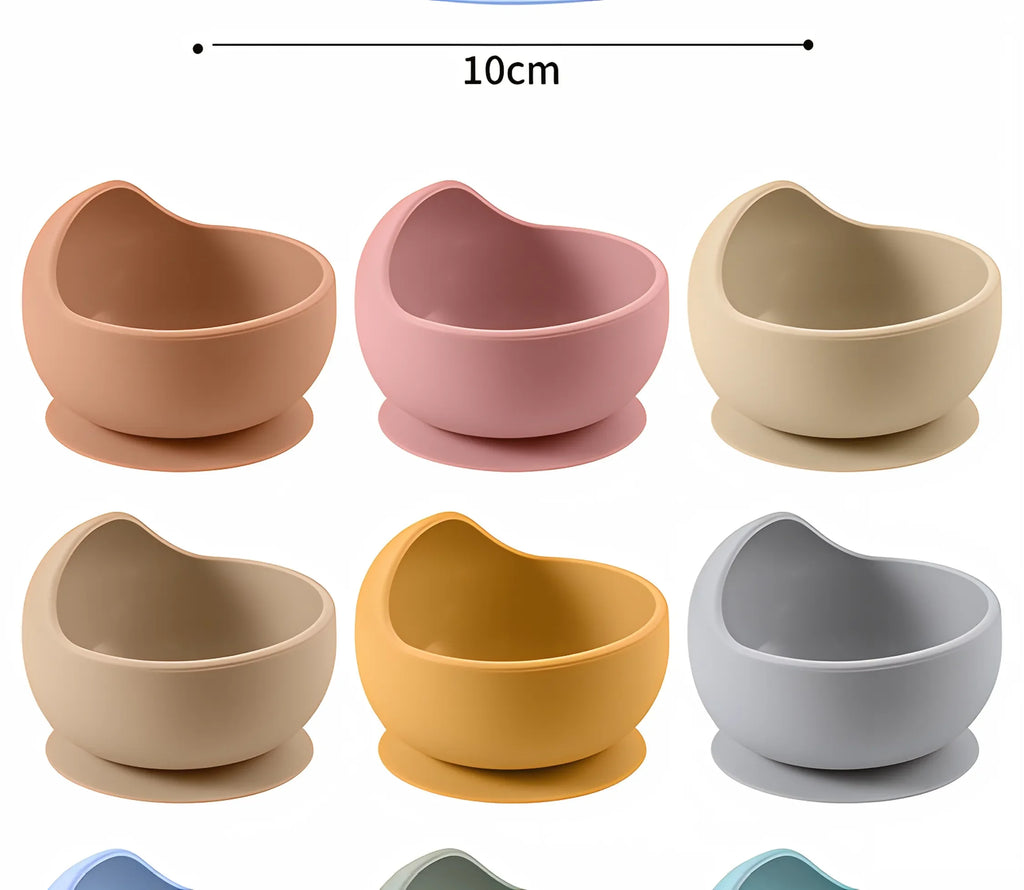 Baby Silicone Suction Bowl | BPA-Free Non-Slip Feeding Bowl for Infants & Toddlers