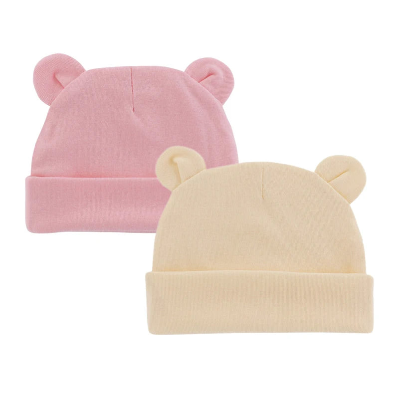 Baby Bear Hat | Soft Cotton | Newborn & Infant | Unisex