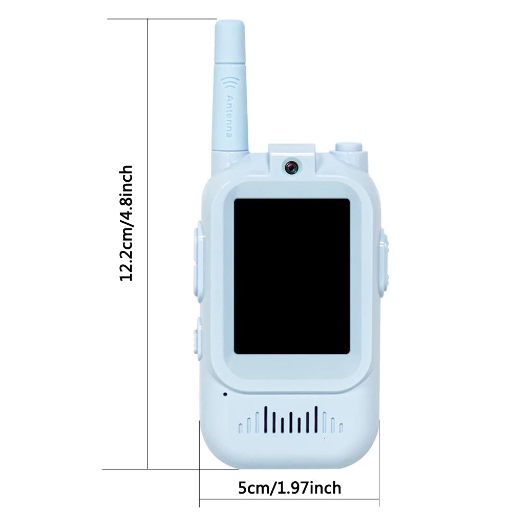 Kids Video Walkie Talkies | Rechargeable 2-Pack for Indoor & Outdoor Play | Ages 3+