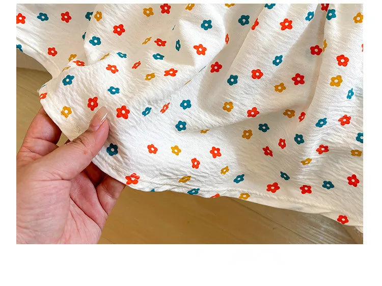 Baby Girl Printed Sleeveless Princess Dress