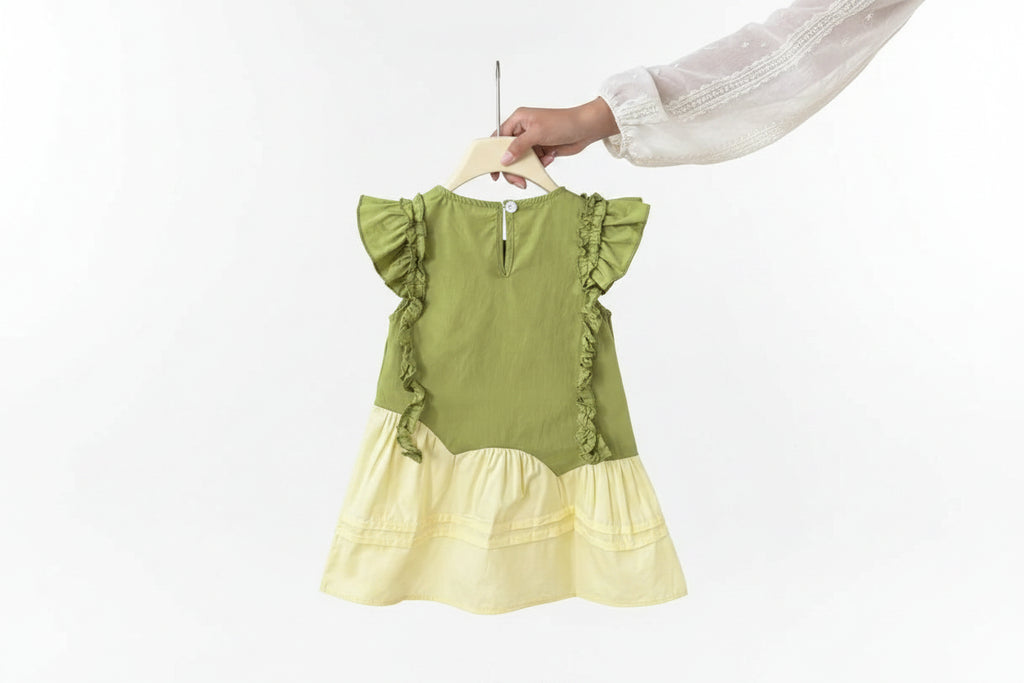 Girls Flower Ruffle Dress Ages 2–8 | Sweet Summer Princess Style