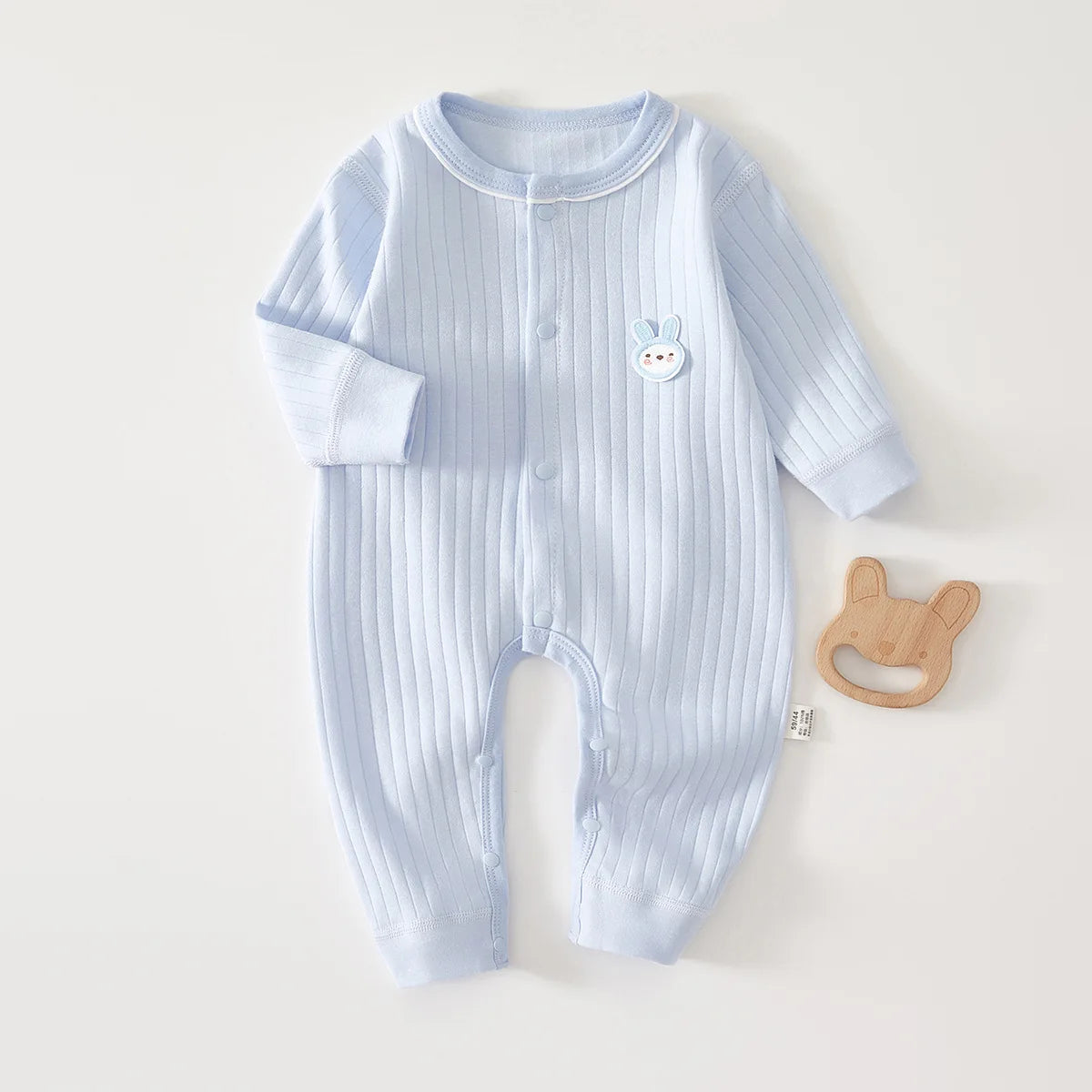 Baby Cotton Romper | Cartoon Print Unisex Jumpsuit 1-12M