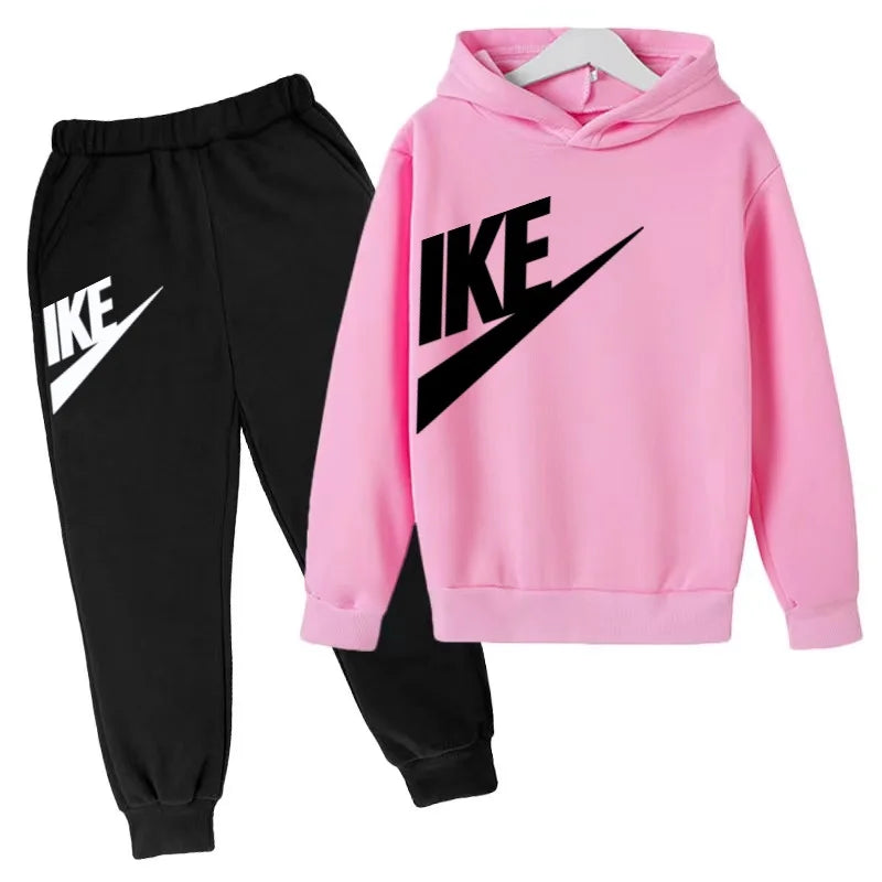Kids Hoodie & Pants Sports Set (Ages 1–12)