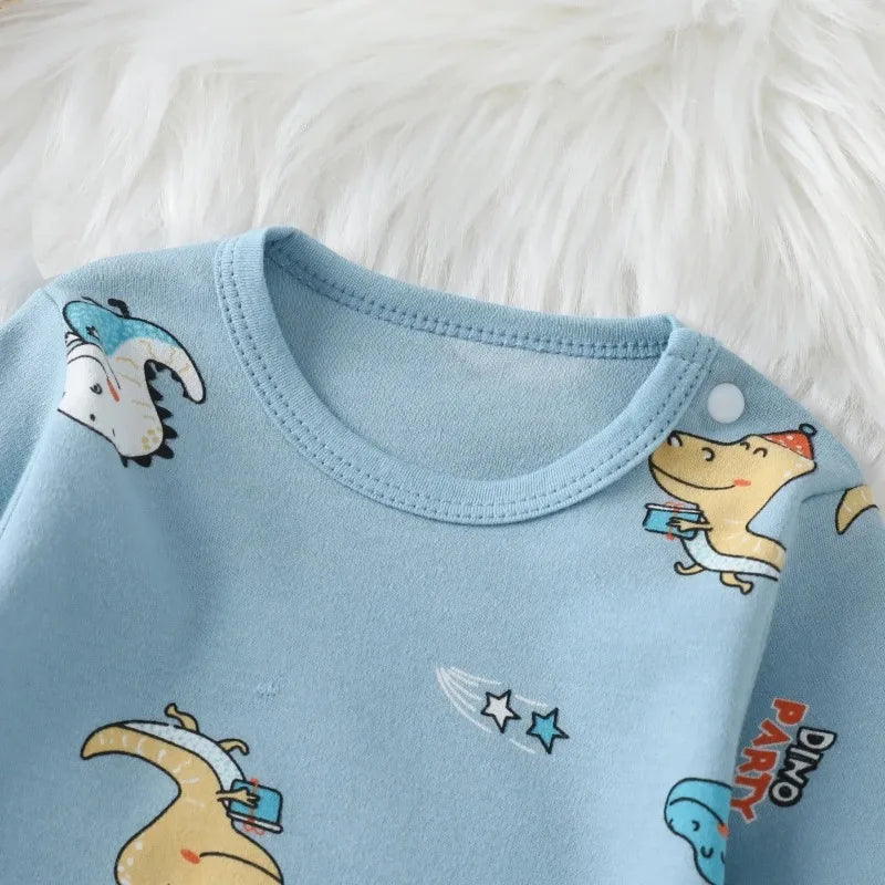 Baby Cotton Romper - Long Sleeve (0-18M)
