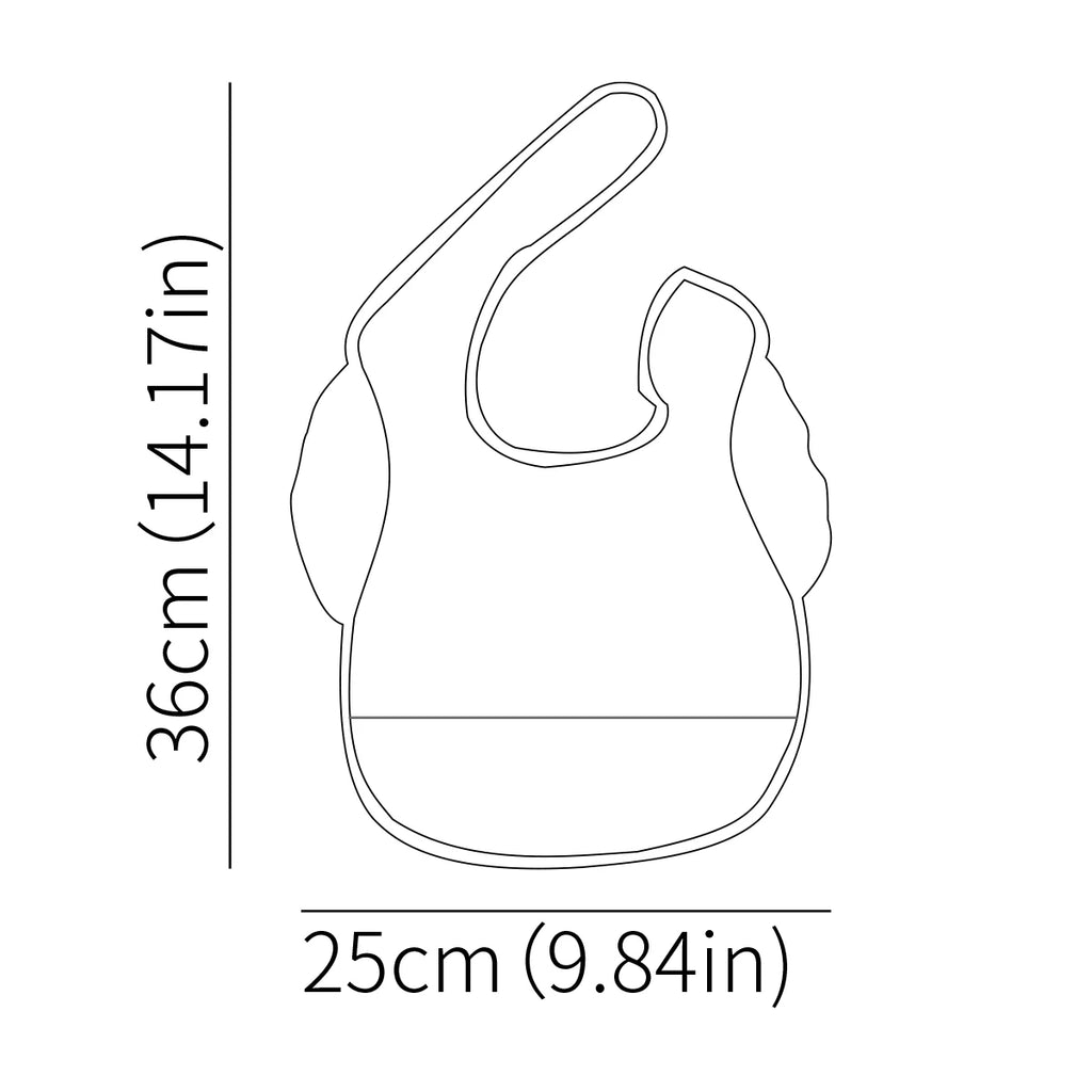 Baby Feeding Bibs with Pocket – 2 Pack