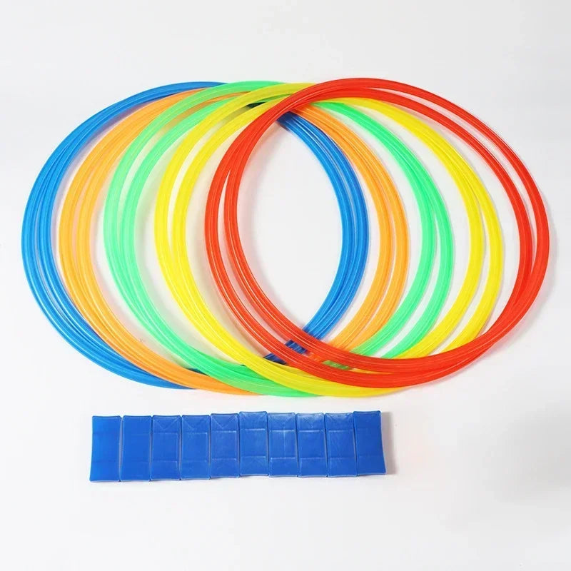 Kids Outdoor Hopscotch Ring Set – 10 Hoops for Active Play