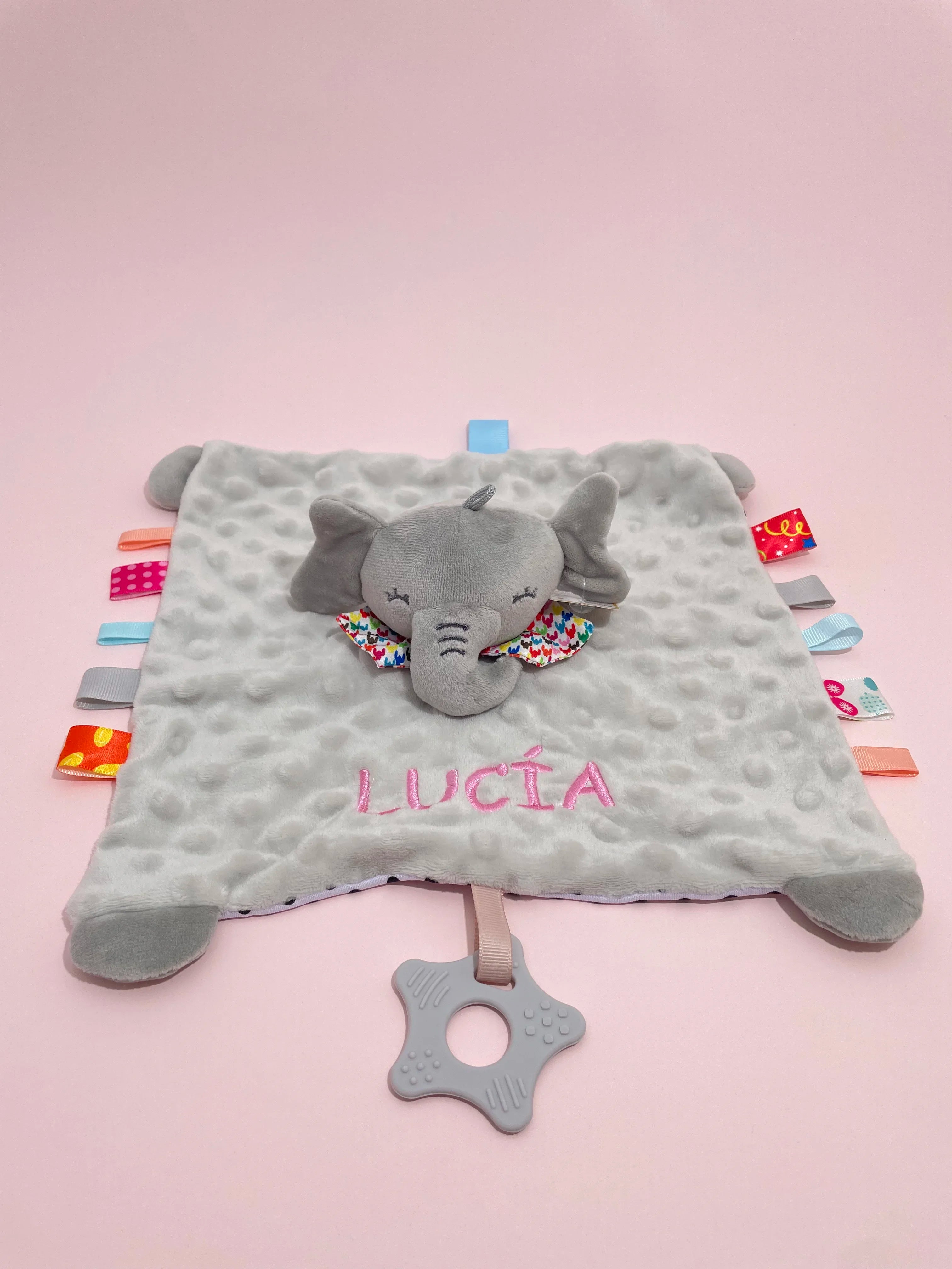 Personalised Soft Plush Baby Blanket with Name – Custom Newborn Gift
