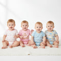 Baby Bodysuits 5-Pack - Cotton Short Sleeve