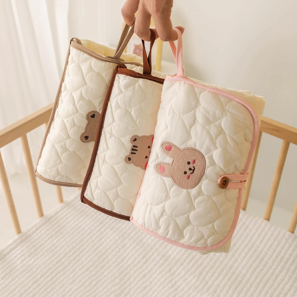 Foldable Portable Baby Changing Mat | Waterproof Diaper Changing Pad for Newborns