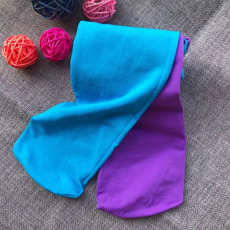 Girls Candy Colour Stretch Tights