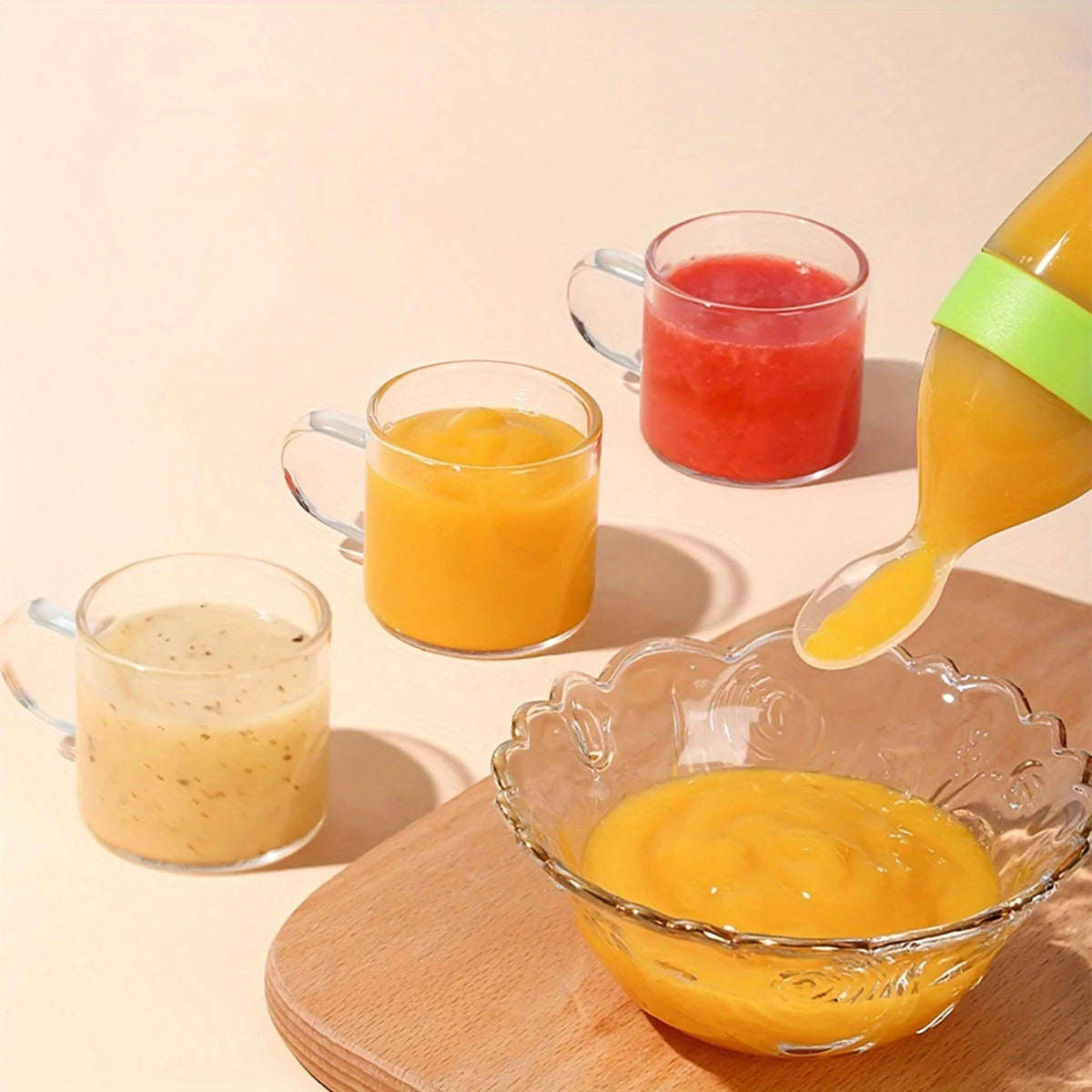7-Piece Baby Feeding Set – Silicone Bottles & Fruit Feeder Pacifiers | 0–2Y