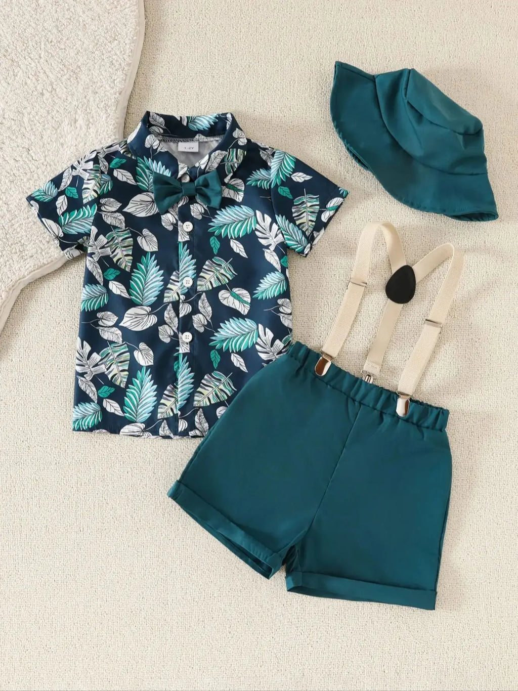 Baby Boy Summer Beach 4-Piece Set (9M–5Y)