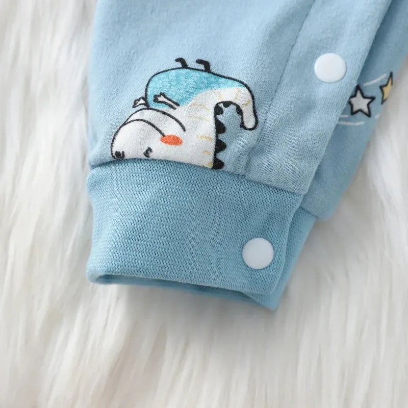 Baby Cotton Romper - Long Sleeve (0-18M)