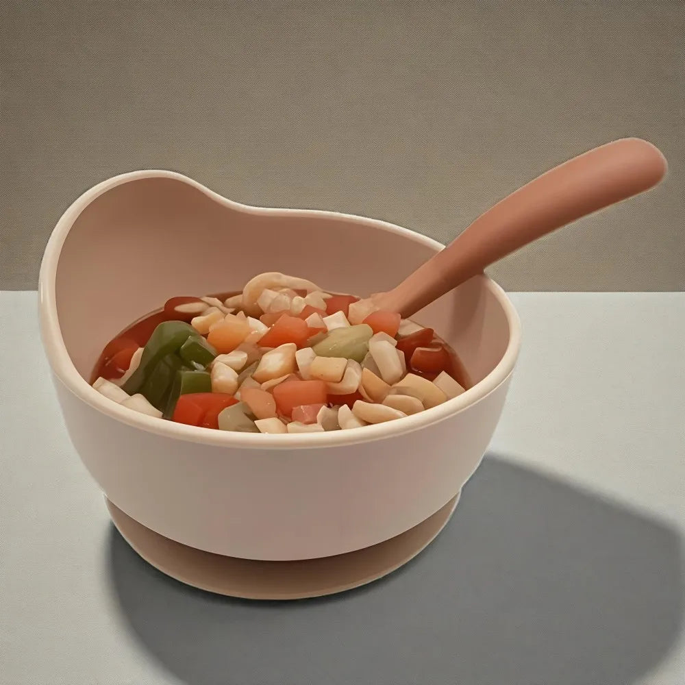 Baby Silicone Suction Bowl | BPA-Free Non-Slip Feeding Bowl for Infants & Toddlers