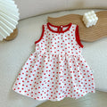 Baby Girl Printed Sleeveless Princess Dress