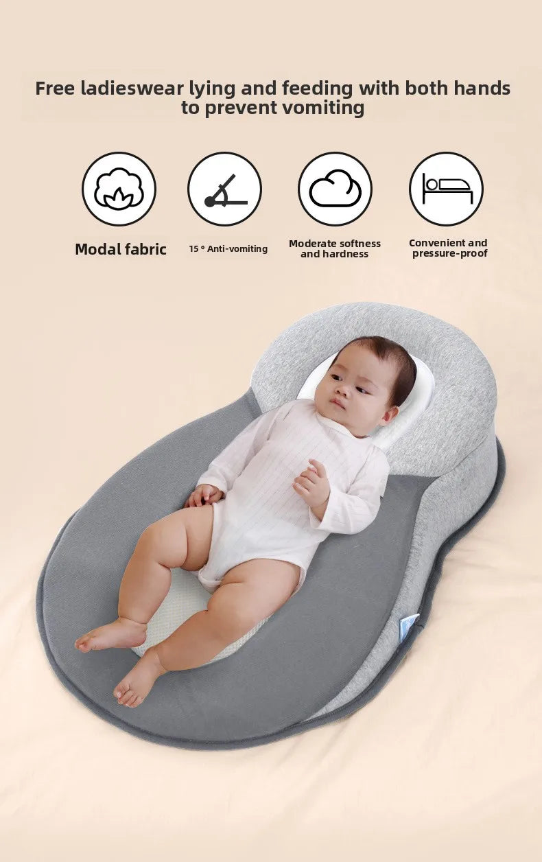 Anti-Reflux Pillow for Newborns Baby Feeding  Lying-Down Feeding Pillow Infant Anti-Spit-Up Pillow Anti-Reflux Slope