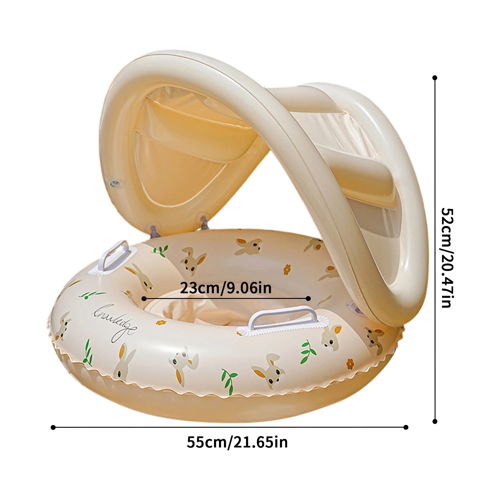 Baby Pool Float with Sun Canopy