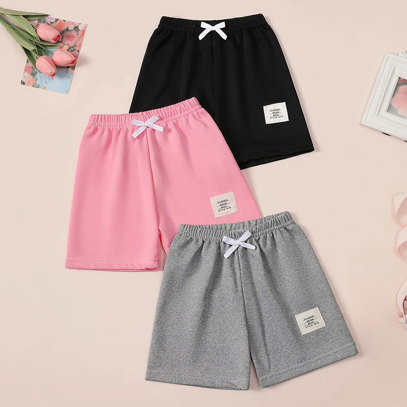 Kids' Solid Colour Drawstring Shorts | 2-11 Y