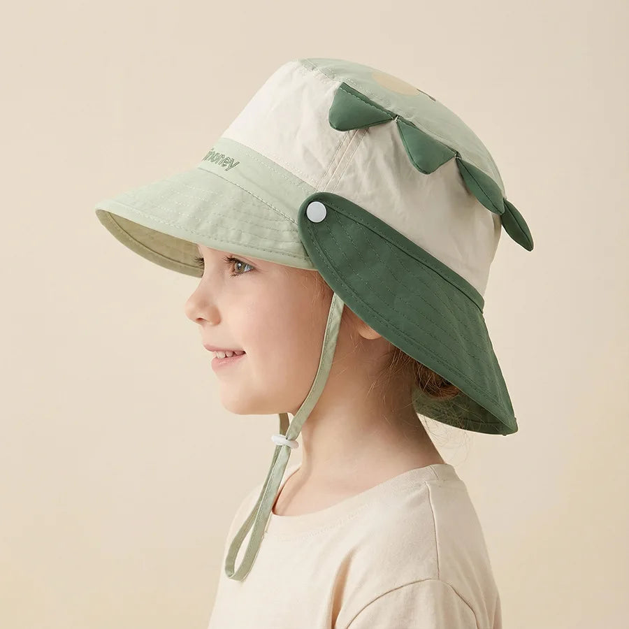 Baby & Kids Summer Knit Bucket Hat – Unisex Sun Protection Cap