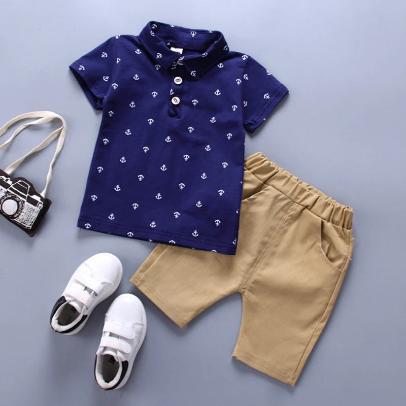 Boys Summer T-Shirt & Shorts Set (1-4 Years)