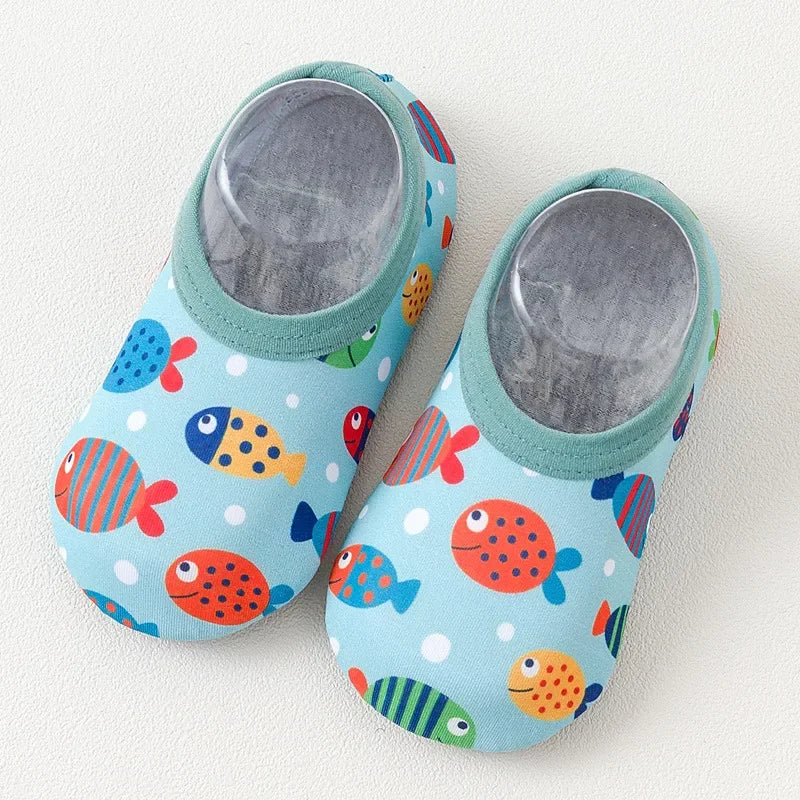 Kids Cartoon Aqua Water Shoes – Non-Slip Beach & Pool Socks