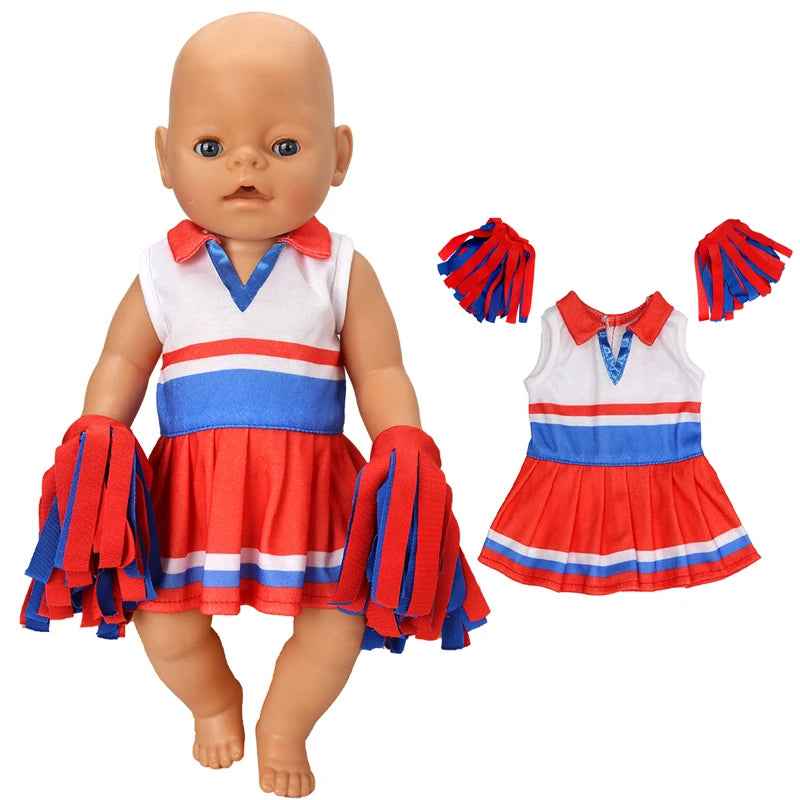 Baby Doll Clothes Set For 40cm Reborn Baby Dolls Rompers Toys Outfits Children Girl Gifts
