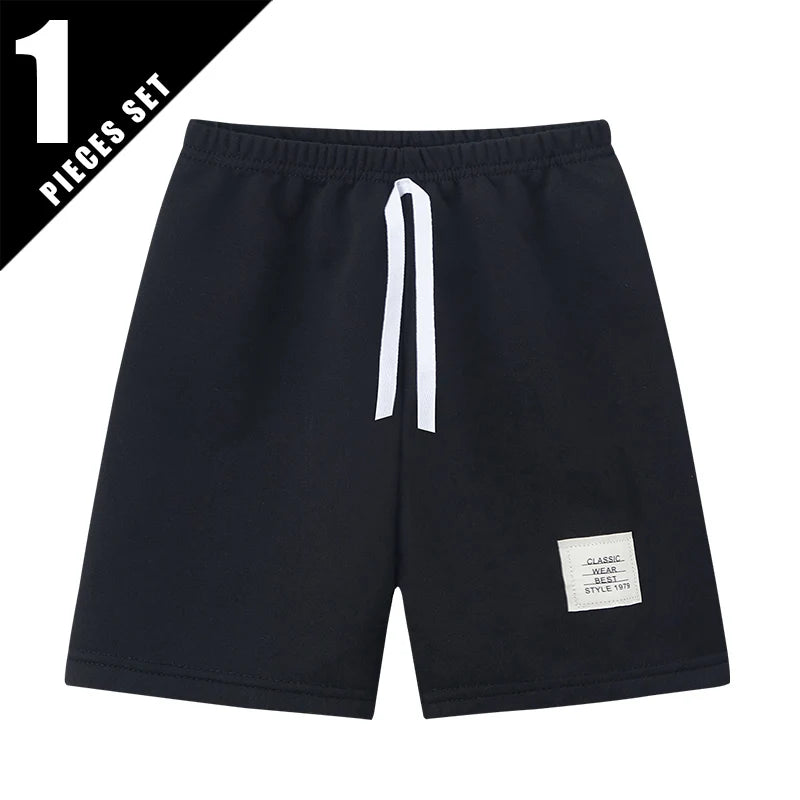 Kids' Solid Colour Drawstring Shorts | 2-11 Y
