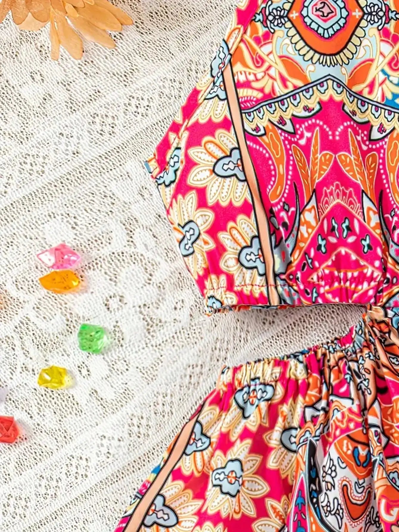 Girls' Vitality Printed Summer Dress | Ages 4-7 Years | Sleeveless A-Line