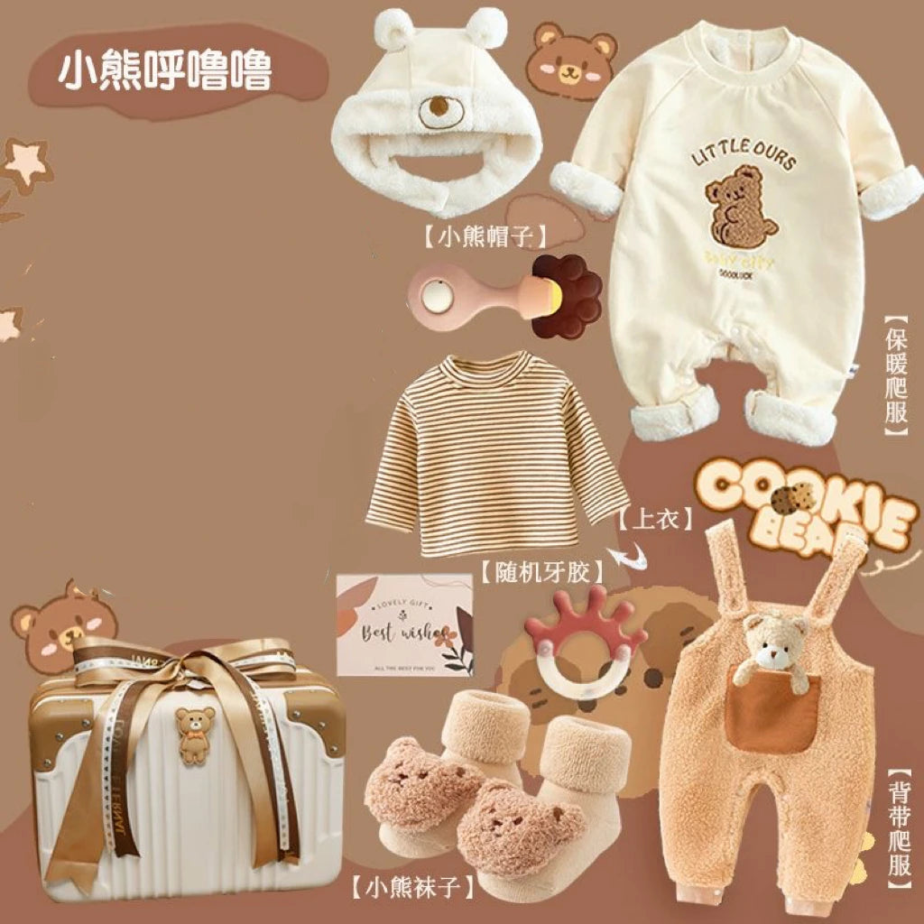 Baby Gift Full Moon Hundred Day Gift Baby Gifts Luxury Newborn Meeting Winter Clothing Set Gift Box