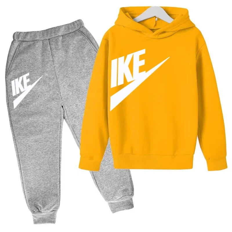 Kids Hoodie & Pants Sports Set (Ages 1–12)