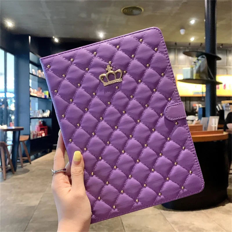Luxury Crown Diamond iPad Case