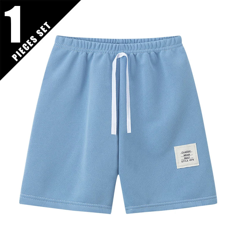 Kids' Solid Colour Drawstring Shorts | 2-11 Y
