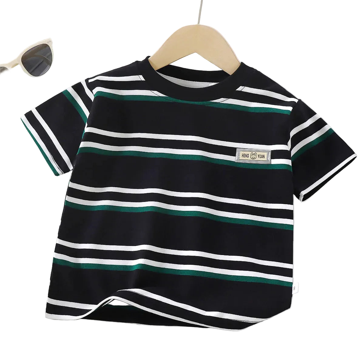 Kids' Striped Cotton T-Shirt | Boys & Girls Summer Top | Ages 2–10