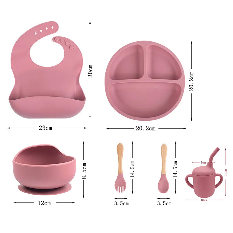 Baby Silicone Tableware Set