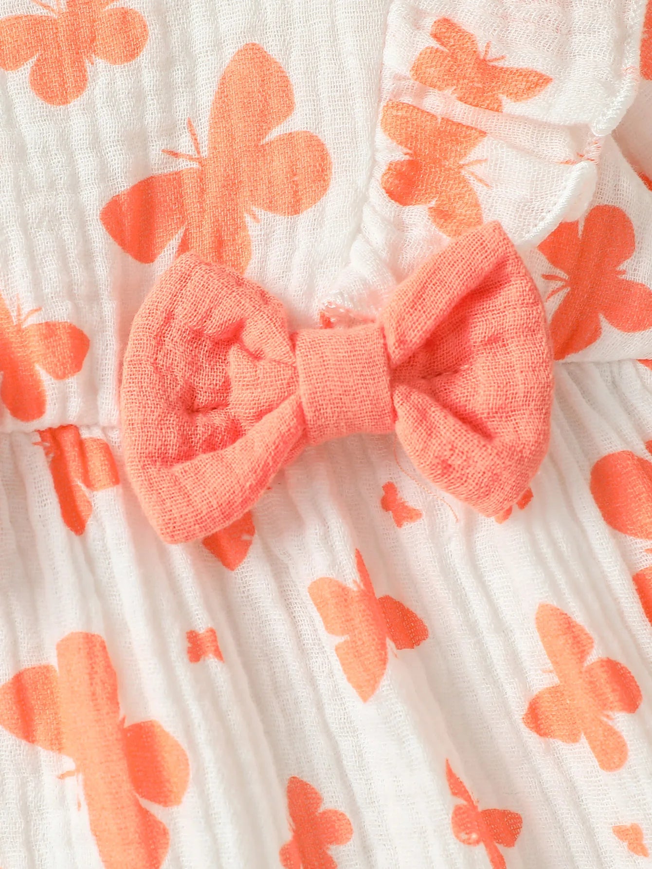 Baby Girl's Floral Jumpsuit with Headband (0–6M)